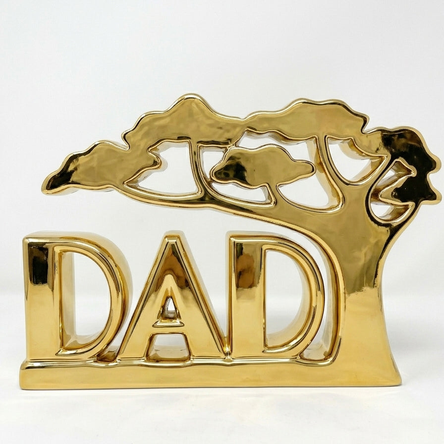 DAD Tree Table Décor – Freestanding Father’s Day Gift | 5 Finish Options