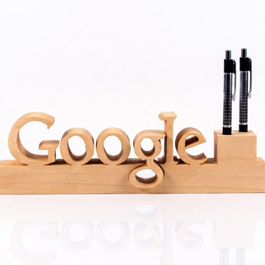 Customized Brand Name Desk Organizer with Pen Holder – Laser-Cut | Corporate & Office Gift