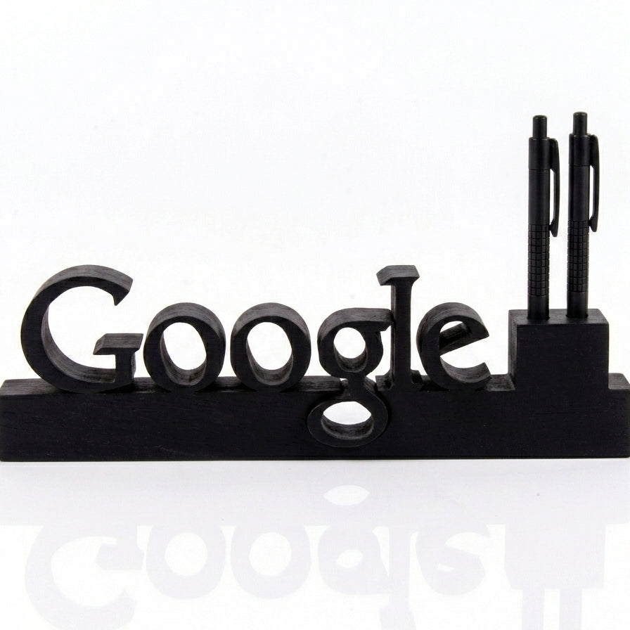 Customized Brand Name Desk Organizer with Pen Holder – Laser-Cut | Corporate & Office Gift